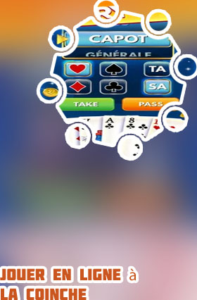 Jeu coinche en ligne