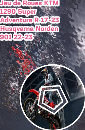 Jeu de roue arriere en moto cross