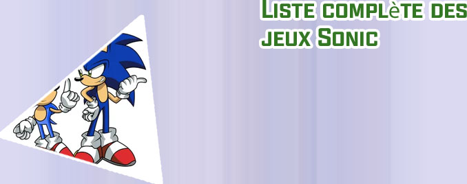 Sonic jeux